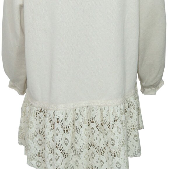 Free People Belle Sweatshirt Tea Crew Neck Oversized Pullover Dress XL - Picture 4 of 6